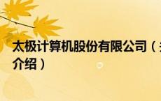太极计算机股份有限公司（关于太极计算机股份有限公司的介绍）