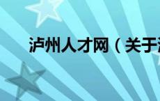泸州人才网（关于泸州人才网的介绍）