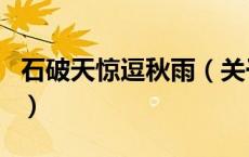 石破天惊逗秋雨（关于石破天惊逗秋雨的介绍）
