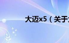 大迈x5（关于大迈x5的介绍）