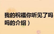 我的祝福你听见了吗（关于我的祝福你听见了吗的介绍）