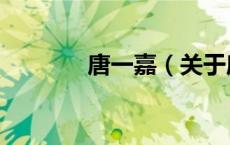 唐一嘉（关于唐一嘉的介绍）