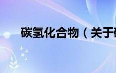 碳氢化合物（关于碳氢化合物的介绍）
