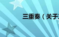 三重奏（关于三重奏的介绍）