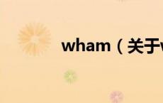 wham（关于wham的介绍）