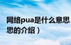 网络pua是什么意思（关于网络pua是什么意思的介绍）