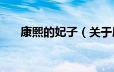 康熙的妃子（关于康熙的妃子的介绍）