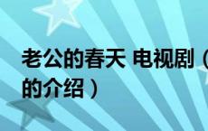 老公的春天 电视剧（关于老公的春天 电视剧的介绍）