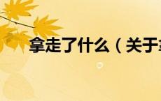 拿走了什么（关于拿走了什么的介绍）