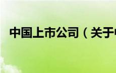 中国上市公司（关于中国上市公司的介绍）