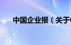 中国企业报（关于中国企业报的介绍）