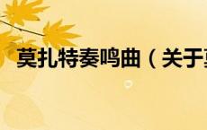 莫扎特奏鸣曲（关于莫扎特奏鸣曲的介绍）