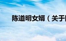 陈道明女婿（关于陈道明女婿的介绍）