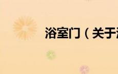 浴室门（关于浴室门的介绍）