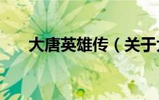 大唐英雄传（关于大唐英雄传的介绍）