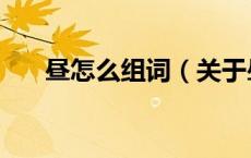 昼怎么组词（关于昼怎么组词的介绍）