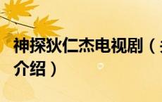 神探狄仁杰电视剧（关于神探狄仁杰电视剧的介绍）