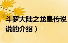 斗罗大陆之龙皇传说（关于斗罗大陆之龙皇传说的介绍）