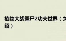 植物大战僵尸2功夫世界（关于植物大战僵尸2功夫世界的介绍）