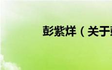 彭紫烊（关于彭紫烊的介绍）