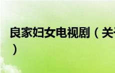 良家妇女电视剧（关于良家妇女电视剧的介绍）