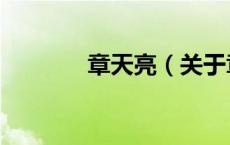 章天亮（关于章天亮的介绍）