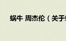 蜗牛 周杰伦（关于蜗牛 周杰伦的介绍）