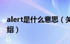 alert是什么意思（关于alert是什么意思的介绍）