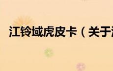 江铃域虎皮卡（关于江铃域虎皮卡的介绍）