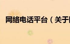 网络电话平台（关于网络电话平台的介绍）