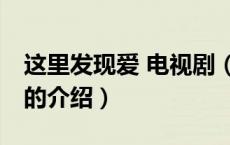 这里发现爱 电视剧（关于这里发现爱 电视剧的介绍）