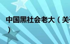 中国黑社会老大（关于中国黑社会老大的介绍）