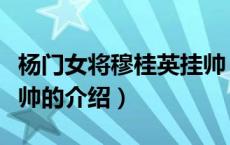 杨门女将穆桂英挂帅（关于杨门女将穆桂英挂帅的介绍）