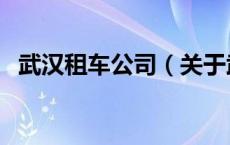 武汉租车公司（关于武汉租车公司的介绍）