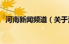 河南新闻频道（关于河南新闻频道的介绍）