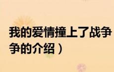 我的爱情撞上了战争（关于我的爱情撞上了战争的介绍）