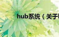 hub系统（关于hub系统的介绍）