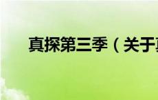 真探第三季（关于真探第三季的介绍）