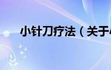 小针刀疗法（关于小针刀疗法的介绍）