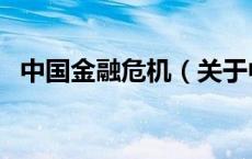 中国金融危机（关于中国金融危机的介绍）