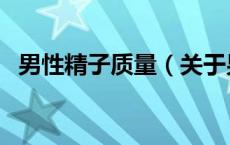 男性精子质量（关于男性精子质量的介绍）