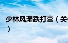 少林风湿跌打膏（关于少林风湿跌打膏的介绍）