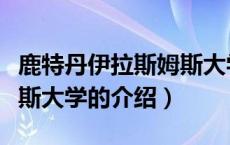鹿特丹伊拉斯姆斯大学（关于鹿特丹伊拉斯姆斯大学的介绍）