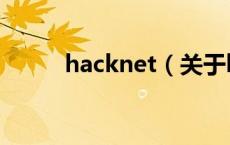 hacknet（关于hacknet的介绍）
