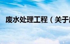 废水处理工程（关于废水处理工程的介绍）