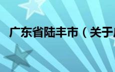 广东省陆丰市（关于广东省陆丰市的介绍）