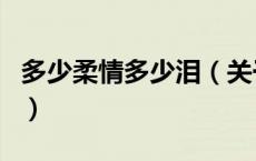多少柔情多少泪（关于多少柔情多少泪的介绍）
