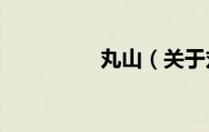 丸山（关于丸山的介绍）