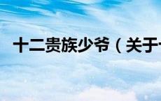 十二贵族少爷（关于十二贵族少爷的介绍）