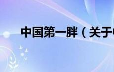 中国第一胖（关于中国第一胖的介绍）